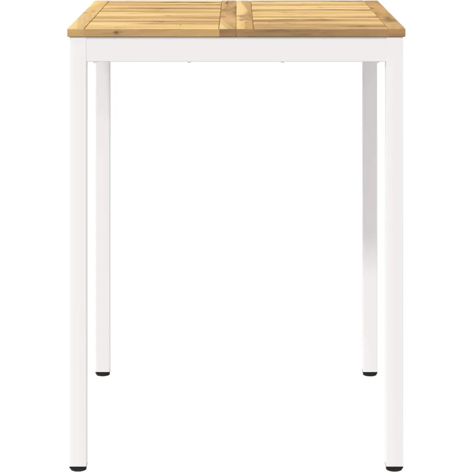 vidaXL Tuinbar Tafel NAARDEN Witgewassen 80 x 80,5 x 105 cm, foto 3
