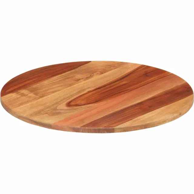 vidaXL Tafelblad rond 15-16 mm 50 cm massief acaciahout Bruin