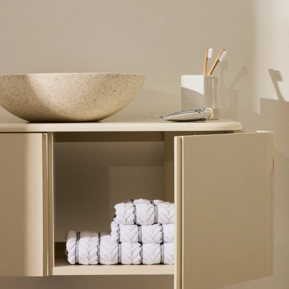 Kave Home Salaya badkamermeubel beige, foto 7