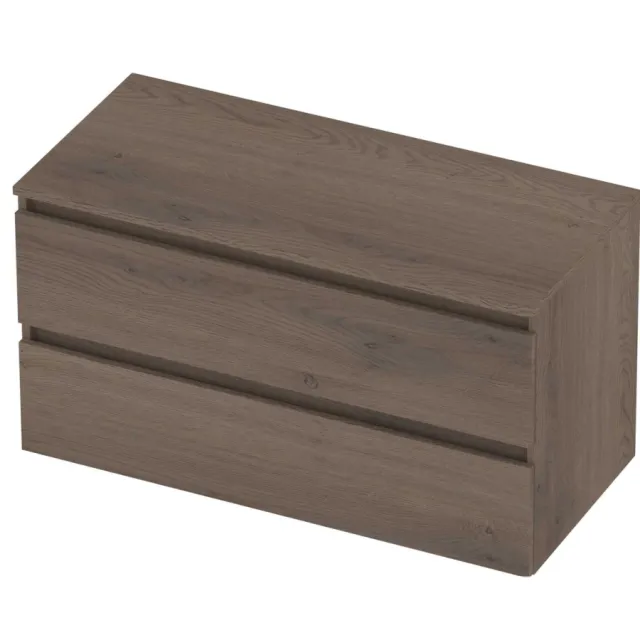 Basic-Line Deck 46 Badmeubelset Greeploos 100x46x58 cm Dusk Oak Eiken
