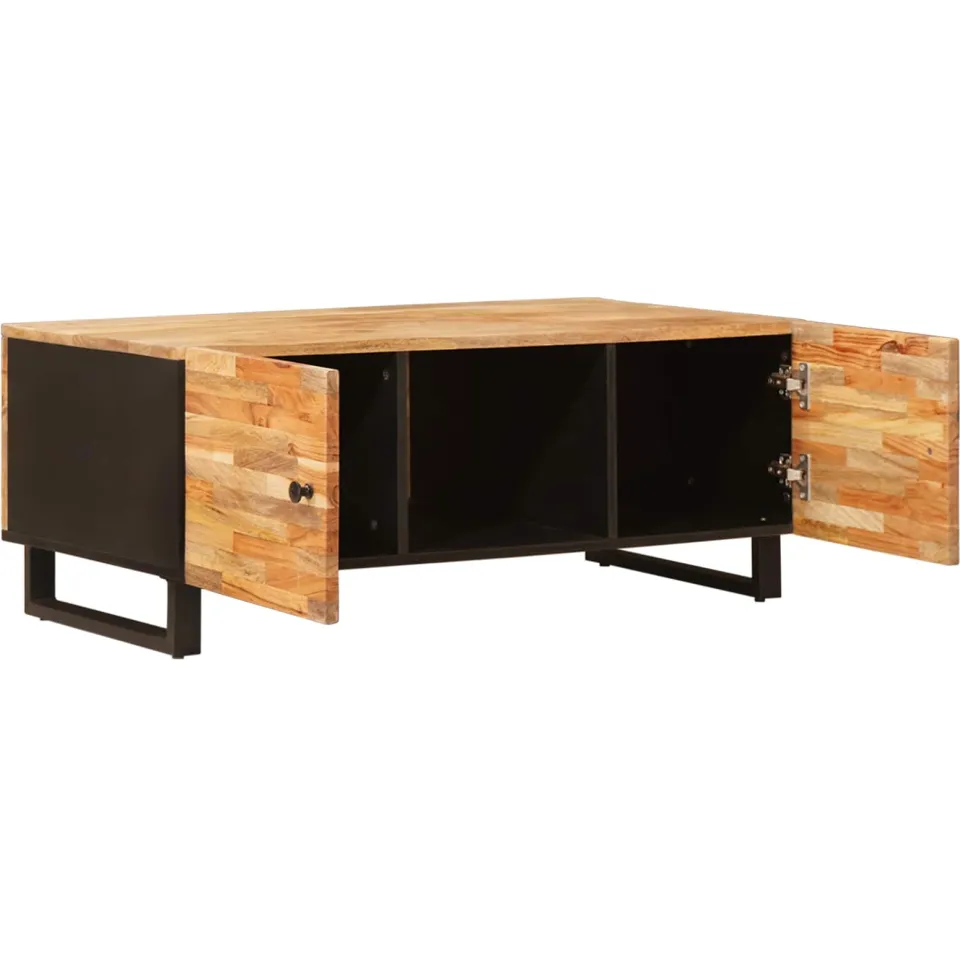 vidaXL Salontafel Bruin 100 x 54 x 40 cm Massief Mango Hout, foto 2
