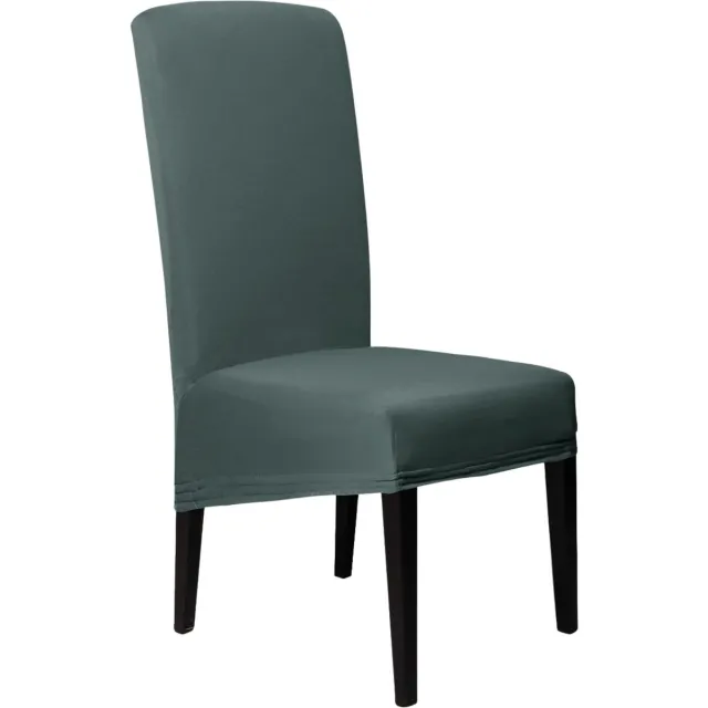 Hilvard Stoelhoes - Stoelhoezen eetkamerstoelen - Lycra - Stretch - Teal - XL-formaat Groen