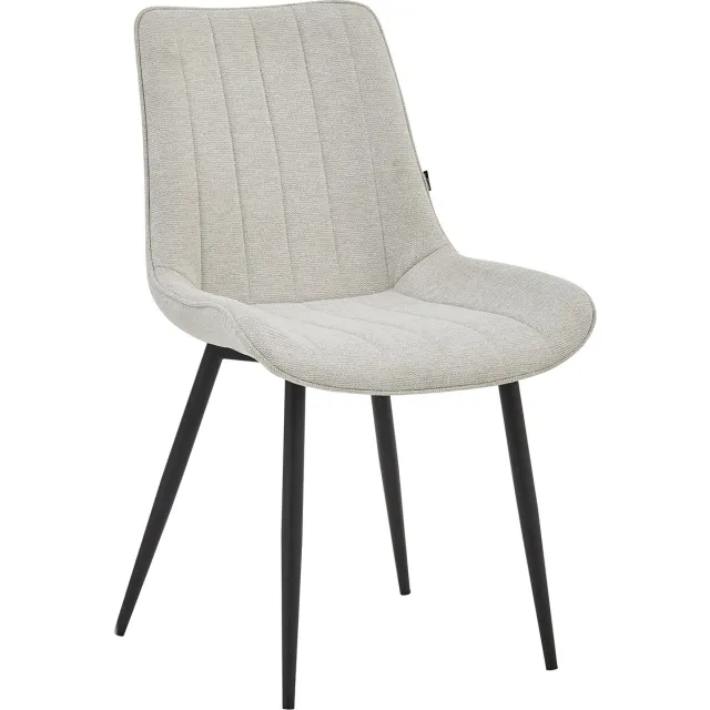 Colenis Verta Eetkamerstoelen - Set Van 4 - Beige - Geweven stof