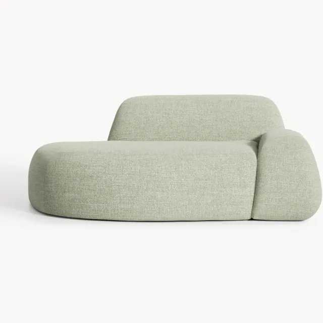 Westwing Collection Bouclé bank Wolke (2-zits) Lichtgroen