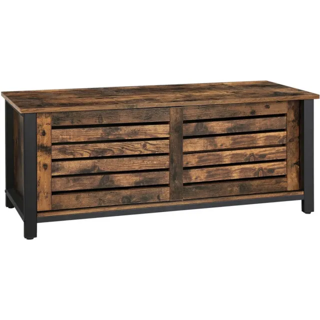 In And Outdoormatch TV kast industrieel - Meubel kastje - Hout - Bruin/zwart - 110x40x45cm Brown