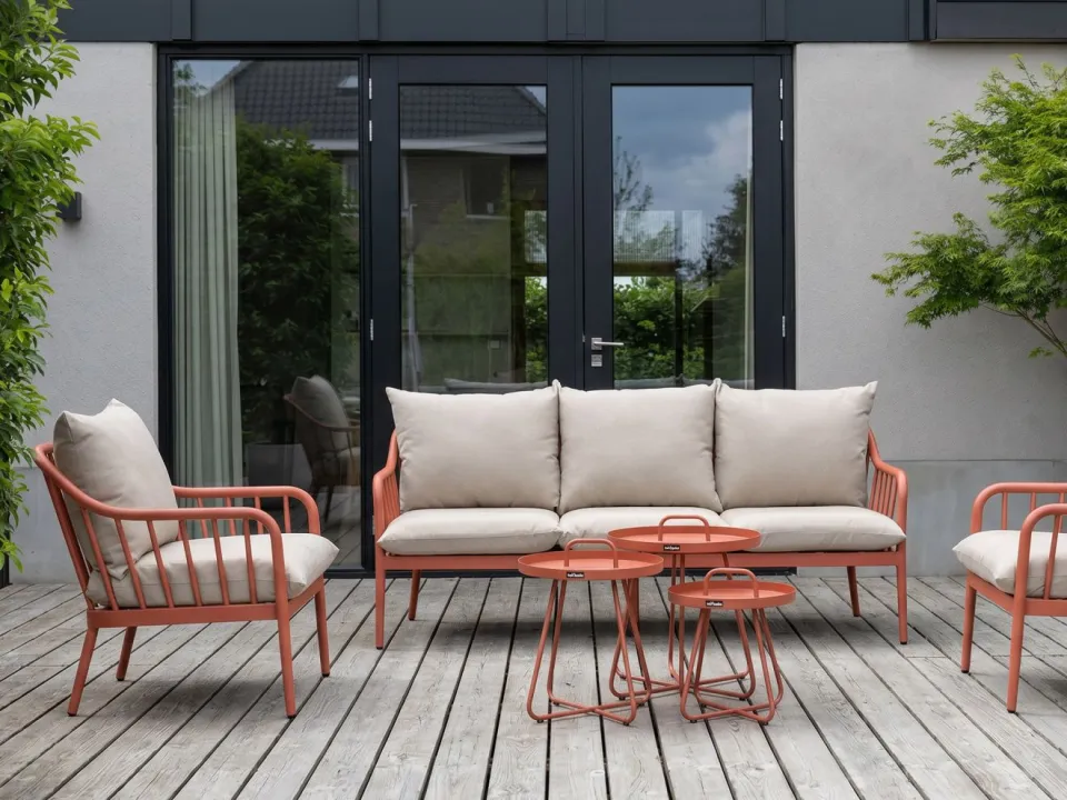 Manifesto Furniture Manifesto Celante lounge tuinstoel oranje, foto 3