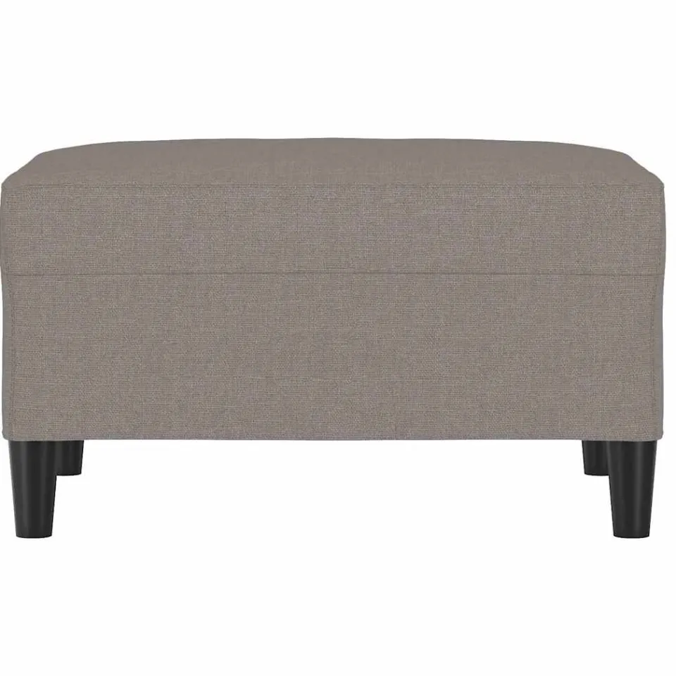 vidaXL Voetenbank 70x55x41 cm stof taupe