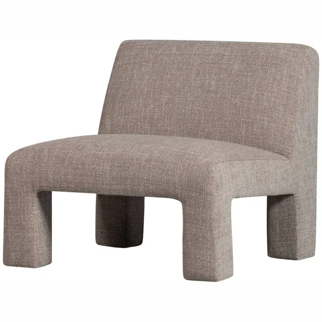 WOOOD Lavid Fauteuil - Polyester - Naturel - 73x74x84 natural