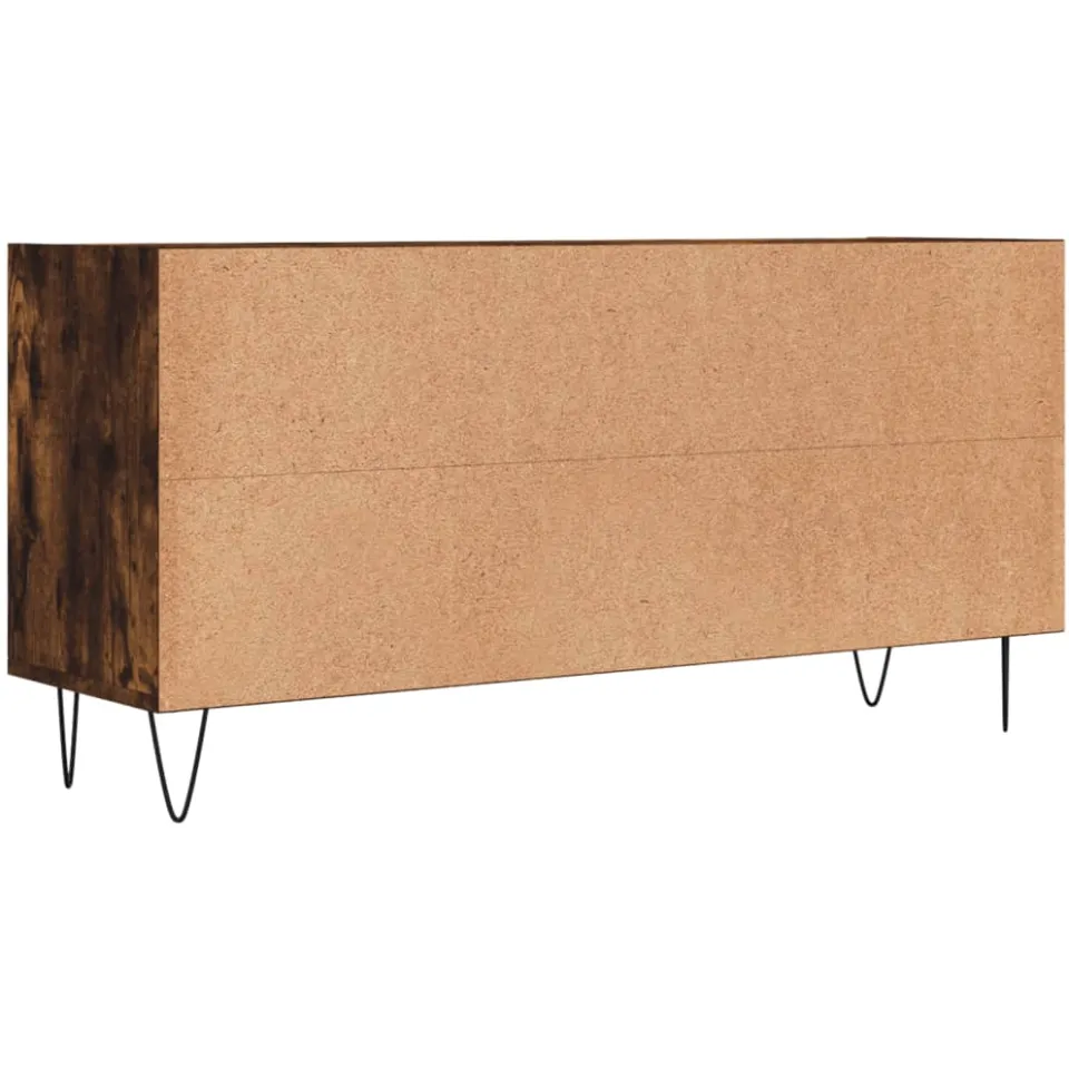 vidaXL Tv-meubel 103,5x30x50 cm bewerkt hout gerookt eikenkleurig, foto 4