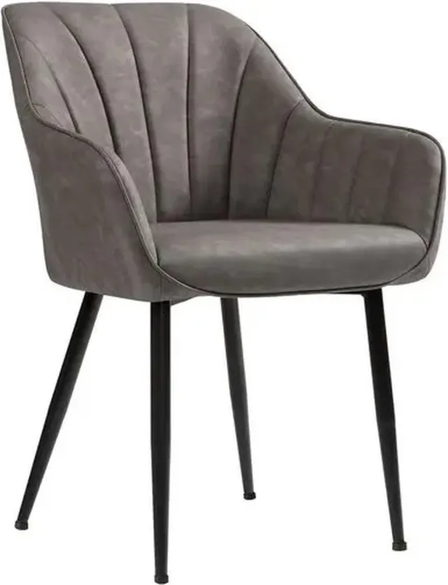 Songmics Eetkamerstoelen - Stoel - Stoelen - Stoelen Eetkamerstoelen Licht Grijs