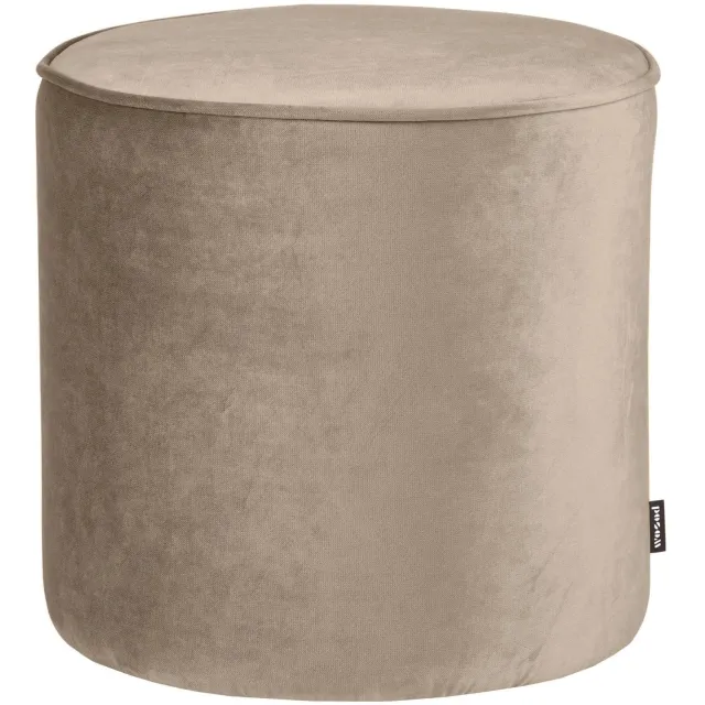 WOOOD Sara Poef Hoog - Velvet - Khaki - 46x46x46