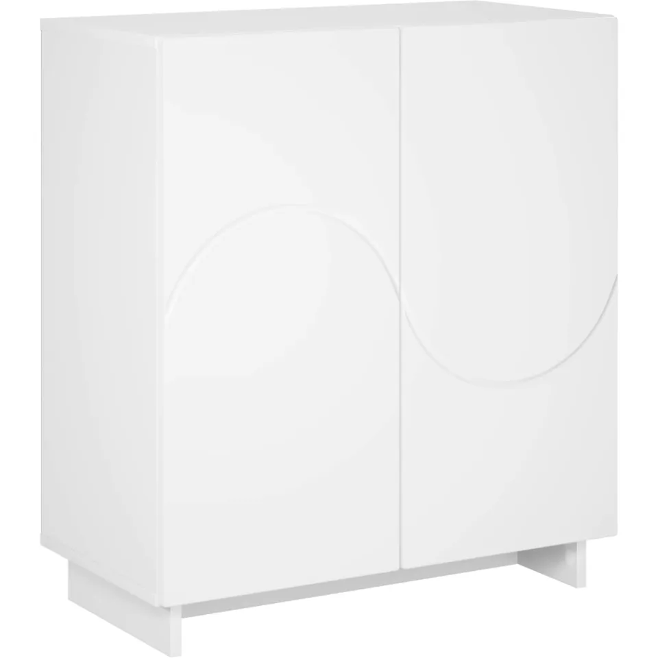 vidaXL Dressoir Wit 67 x 34,5 x 75 cm Bewerkt hout, foto 3