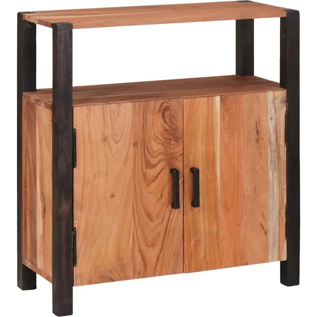 vidaXL Dressoir Bruin 70 x 30 x 75 cm Massief Acaciahout