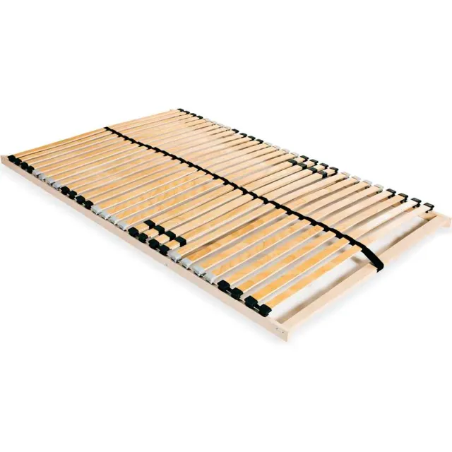 vidaXL Lattenbodem met 28 latten 7 zones 100x200 cm Bruin