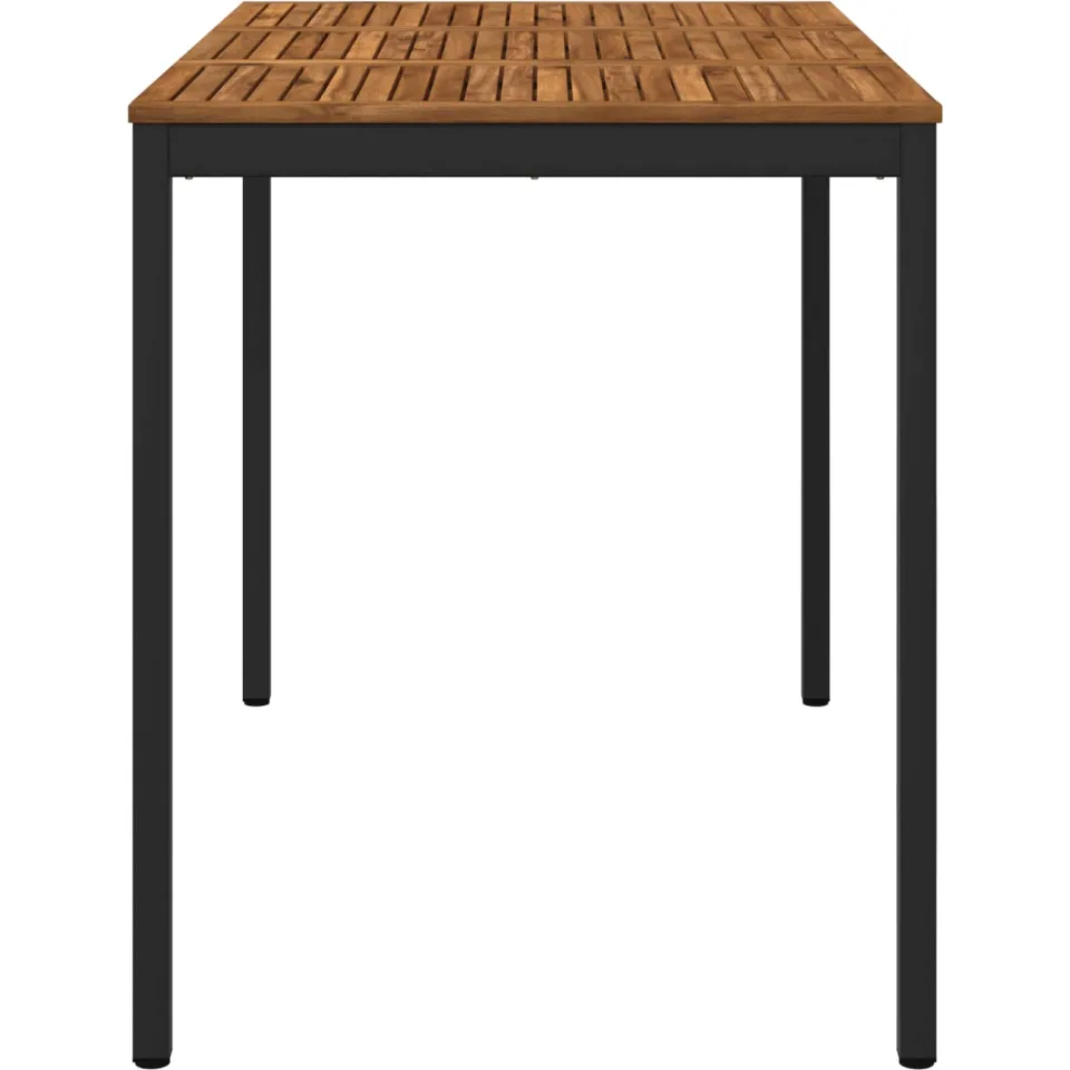 vidaXL Tuinbar Tafel NAARDEN Naturel en Zwart 147 x 88,5 x 105 cm, foto 4