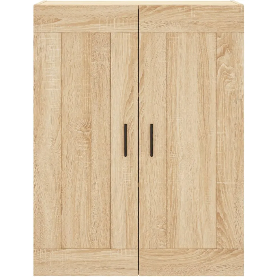 vidaXL Wandkast 69,5x34x90 cm bewerkt hout sonoma eikenkleurig, foto 4