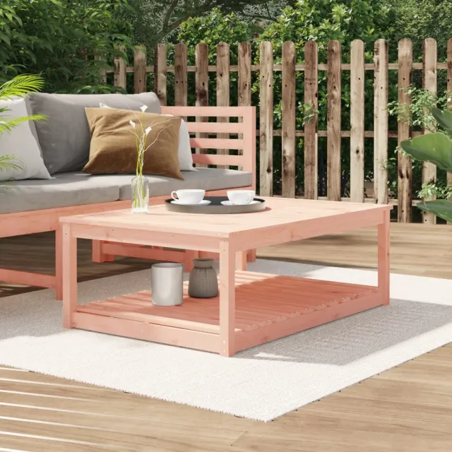 vidaXL Tuintafel 121x82,5x45 cm massief douglashout Bruin