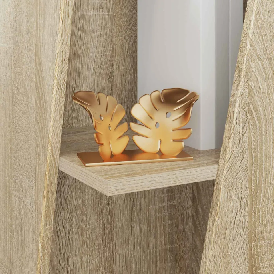 vidaXL Zijplank 33 x 32 x 70,5 cm Bewerkt hout Sonoma Eiken, foto 3