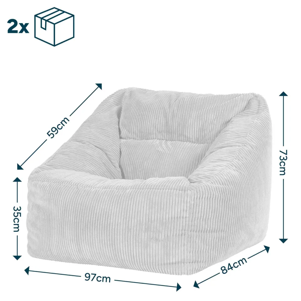 iCON Zitzak Fauteuil Natalia oranje, foto 5