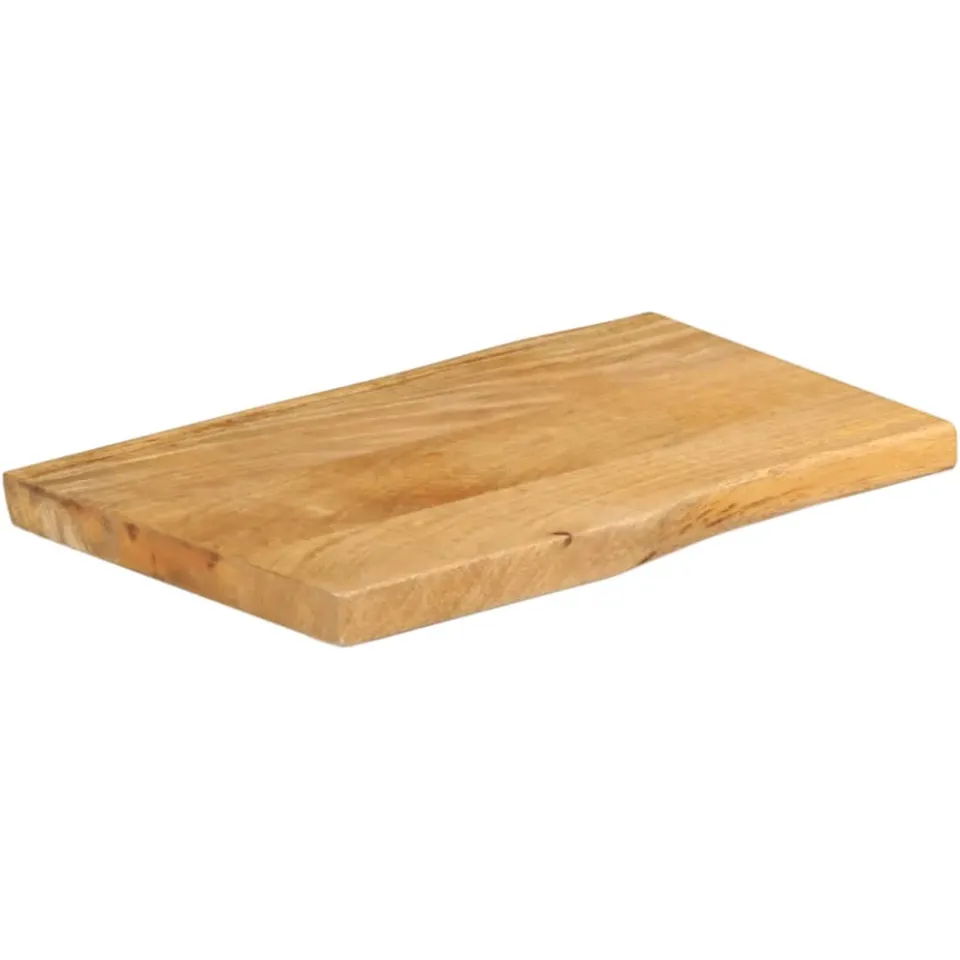 vidaXL Tafelblad met natuurlijke rand 50x40x3,8 cm massief mangohout Bruin