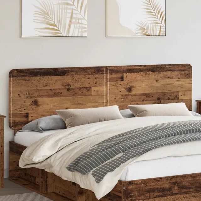 vidaXL Hoofdbord Oud Hout Bewerkt hout Bruin