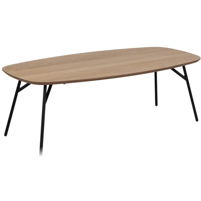 Giga Living Salontafel Torrice - Ovaal - 120cm - Naturel Eiken