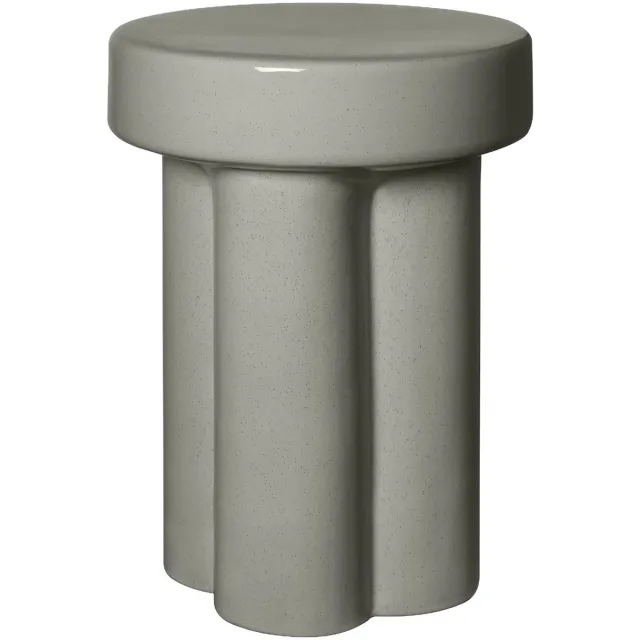 Blomus Keramische Kruk - Toru - Hoog - 1 Stuk - Elephant Skin Donkergrijs