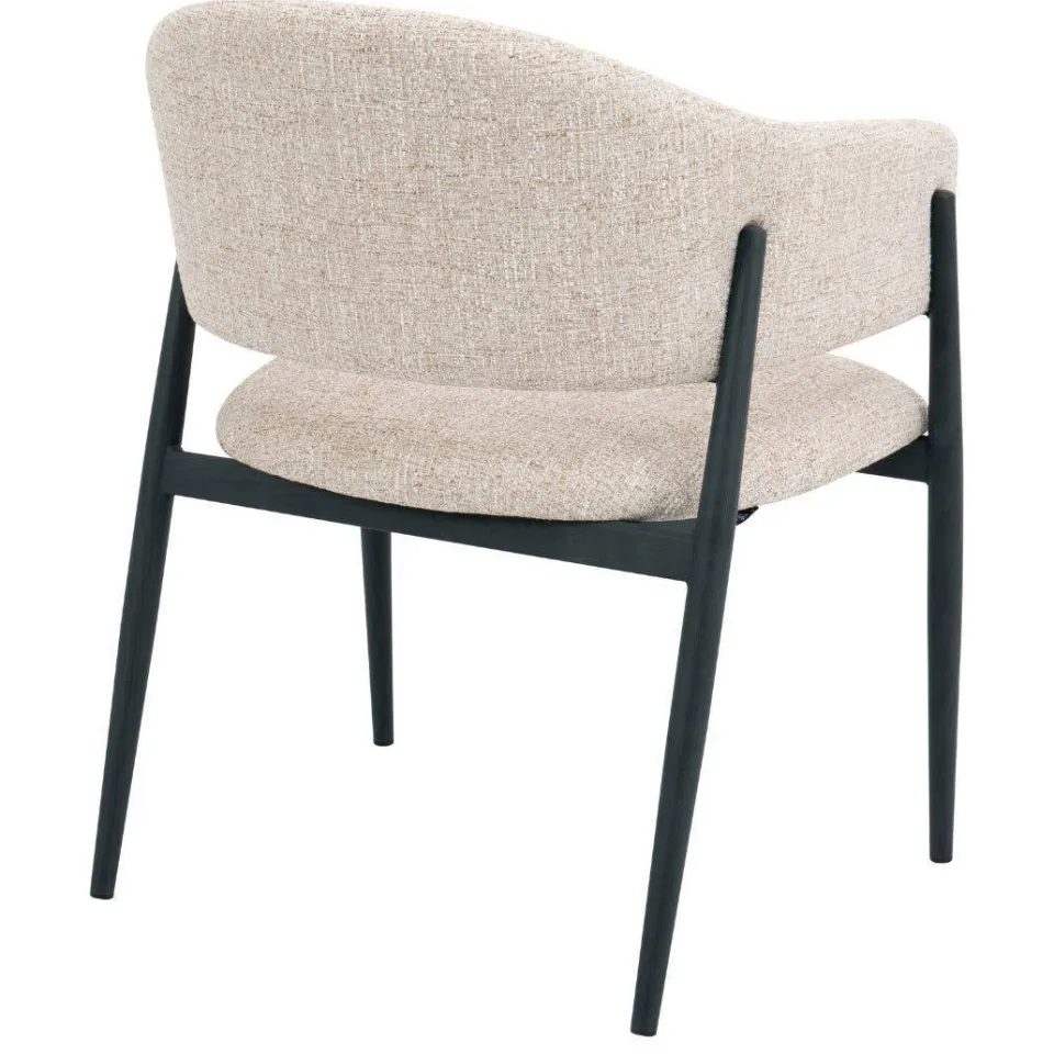 Giga Meubel eetkamerstoel Dénia beige zwart, foto 4