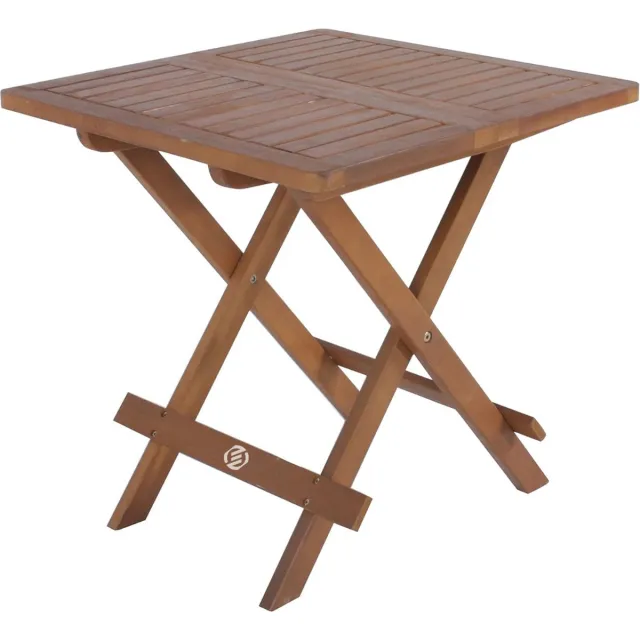 Equivera Bijzettafel Buiten - Bijzettafel Tuin - Salontafel Buiten - Salontafel Tuin - Koffietafel Buiten - Voor Binnen en Buiten - Must Have Voor Jouw Tuin! Bruin