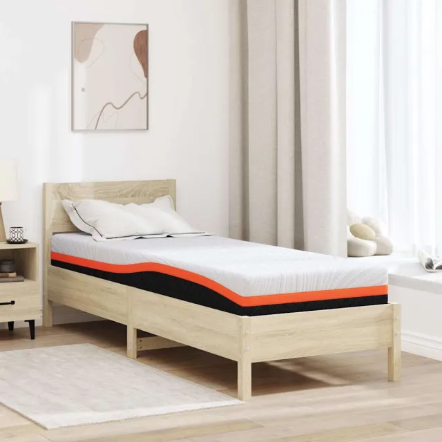 vidaXL Matras Wit en zwart 70 x 200 cm Jacquard stof