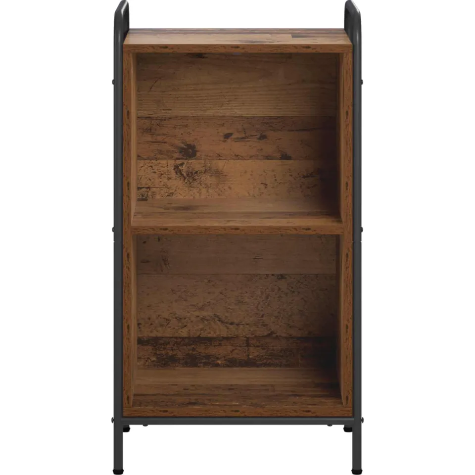 vidaXL Boekenkast 55,5 x 33 x 174 cm Bewerkt hout Oud hout Bruin