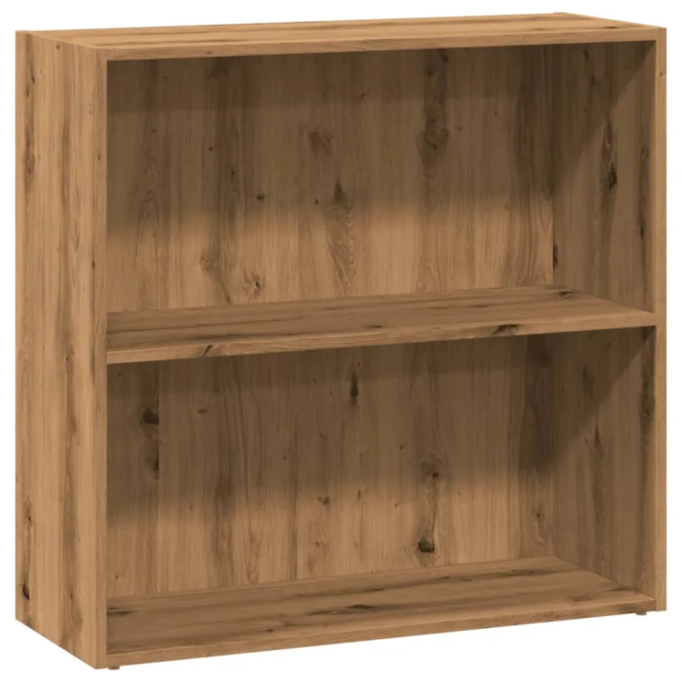 vidaXL Boekenkast 80x30x77 cm bewerkt hout artisanaal eikenkleurig, foto 3