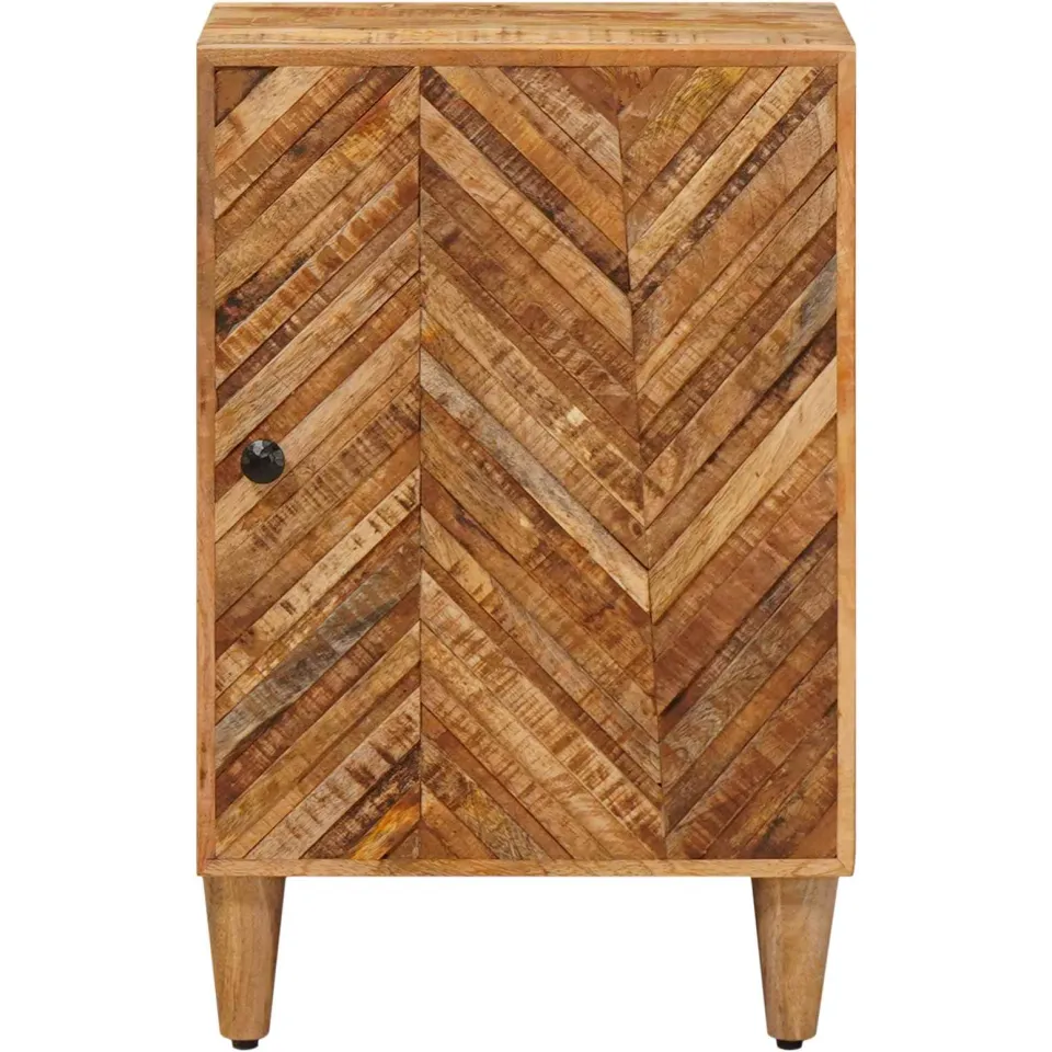 vidaXL Badkamerkast Bruin 38 x 33,5 x 58 cm Massief Mango Hout, foto 3