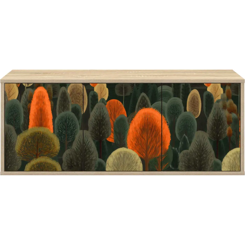 vidaXL Wandgemonteerd tv-meubel ZAANDAM 102 x 33 x 40 cm Sonoma Eiken, foto 4