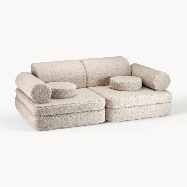 Wigiwama Modulaire teddy speelbank Sugar voor kinderen beige