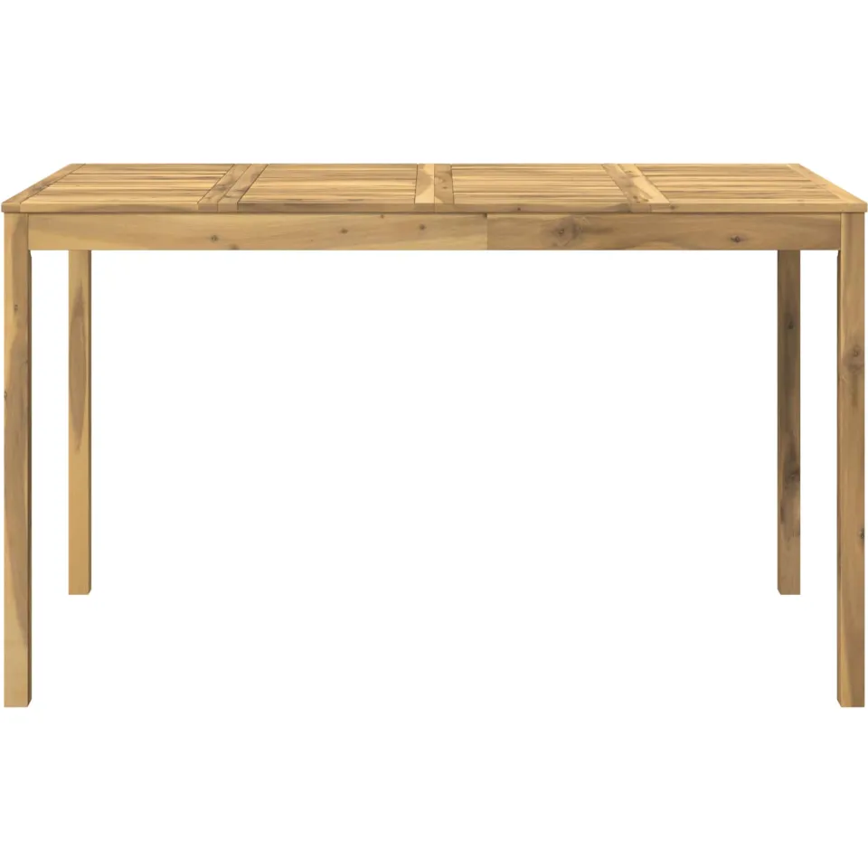vidaXL Tuinbar Tafel LAREN Witgewassen 180 x 88,5 x 105 cm Bruin