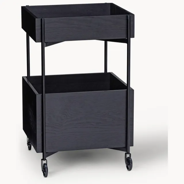 Hübsch Home Bar cart Fresh Zwart