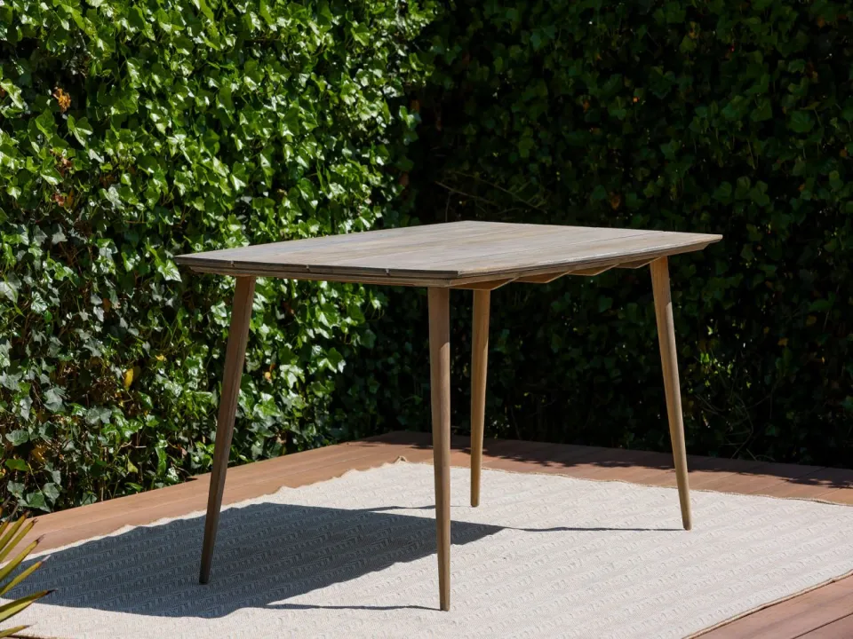 ROUGH Furniture ROUGH-K dining tuintafel 160x90x75cm bruin, foto 5