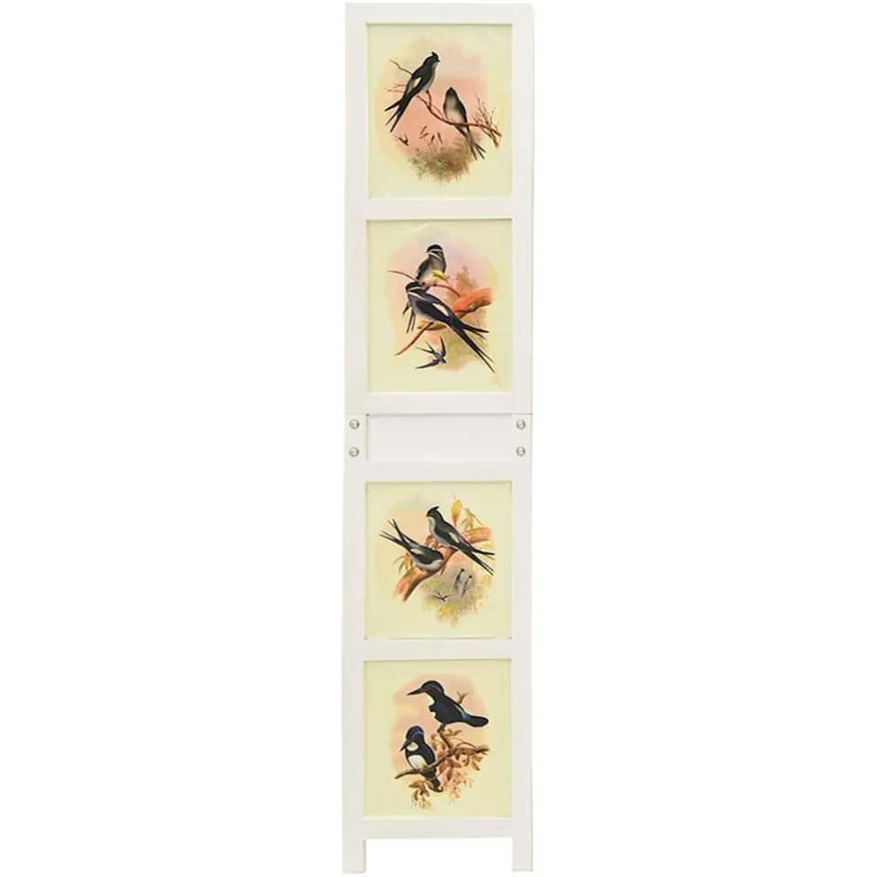 vidaXL Romdivider Paneel Wit 212 x 165 cm MDF, foto 3