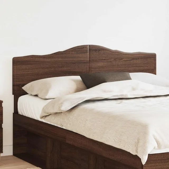 vidaXL Hoofdbord Bruin Eiken Bewerkt hout