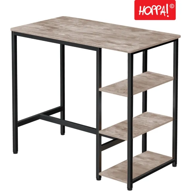 Hoppa! Bartafel - Greige - Rechthoekig - 109 x 52 x 100 cm (L x B x H)