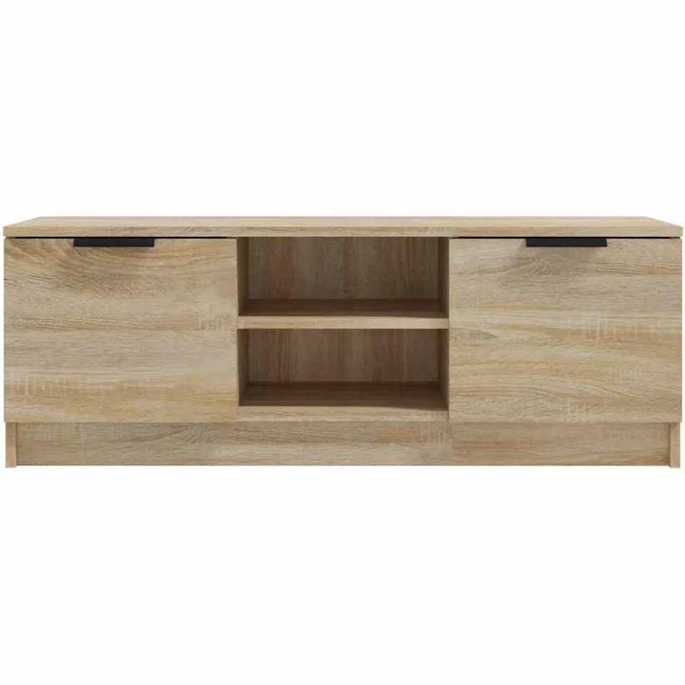 vidaXL Tv-meubel 102x35x36,5 cm bewerkt hout sonoma eikenkleurig, foto 4