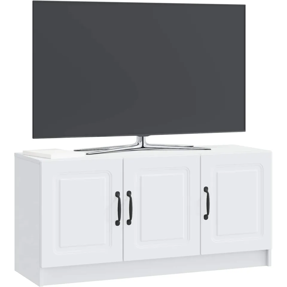 vidaXL TV-kast Wit 99 x 34,5 x 47 cm Bewerkt hout, foto 3