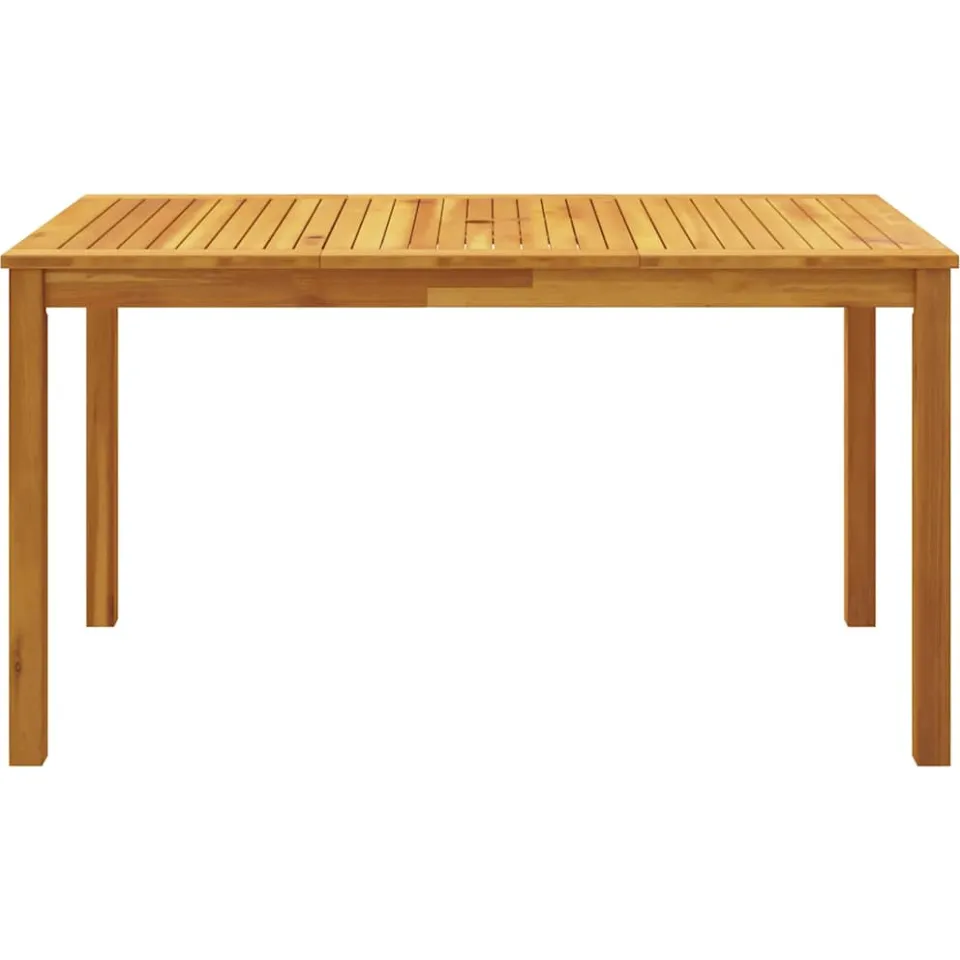 vidaXL 5-delige Eethoek 140x80x74 cm massief acaciahout bruin, foto 4