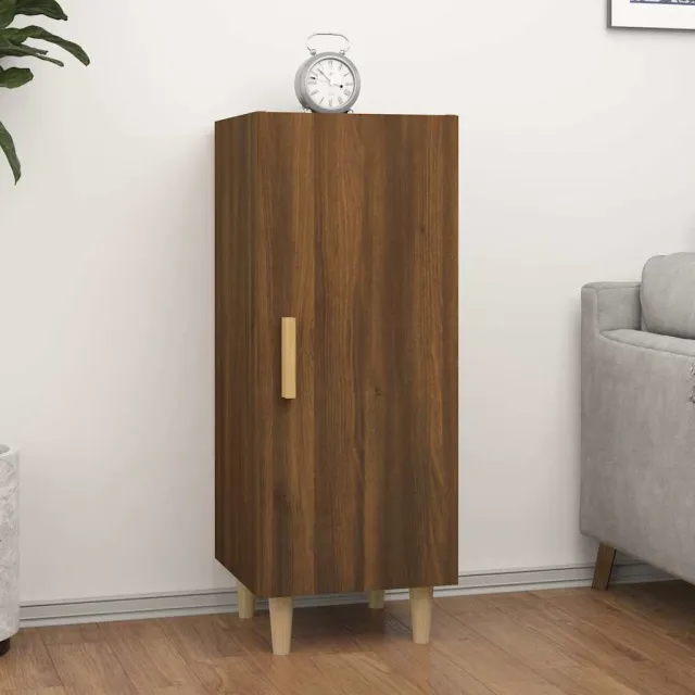 vidaXL Dressoir 34,5x34x90 cm bewerkt hout bruin eikenkleur, foto 2