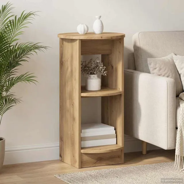 vidaXL Bijzetkast Artisan Eik 40 x 40 x 75 cm Geconstrueerd hout Bruin