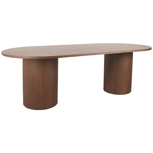 LABEL51 Oliva ovale eettafel walnoot