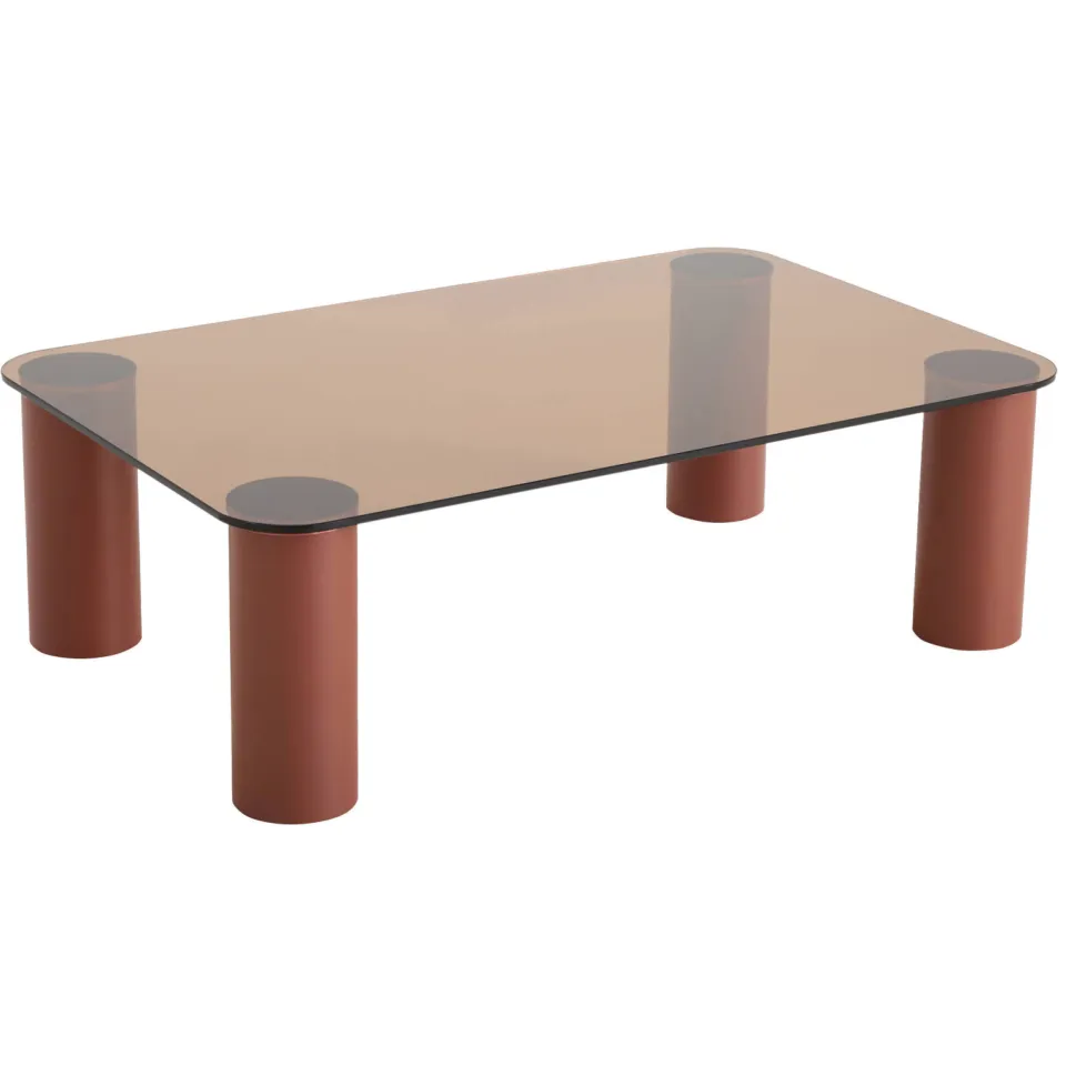 NOUS Living salontafel Moza roodbruin, foto 4
