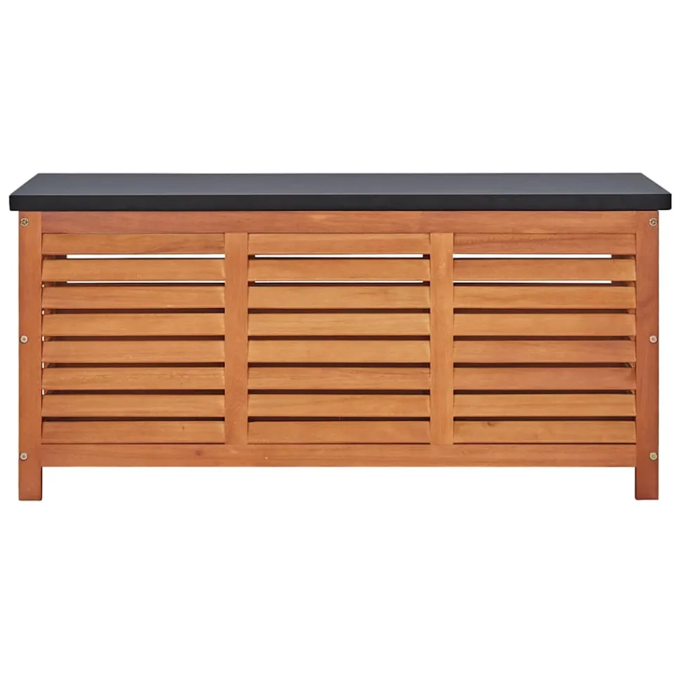 vidaXL Tuinbox 117x50x55 cm massief eucalyptushout Bruin