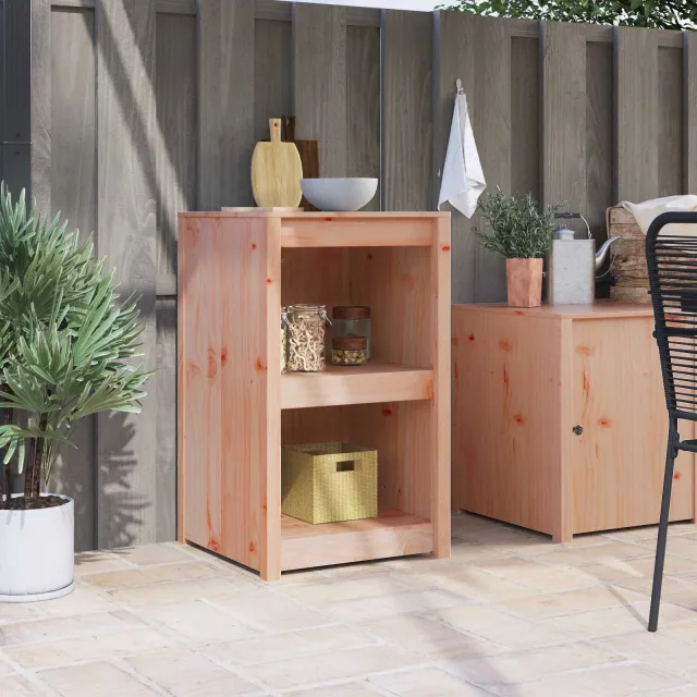 vidaXL Keukenkast met plank MEPPEL Bruin Eiken 55 x 55 x 92 cm